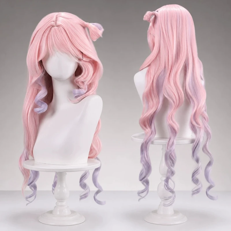 Game Wuthering Waves Denia Cosplay Wig High Temperature Synthetic Wig Long Hair for Halloween Comic-con Accessories Stock