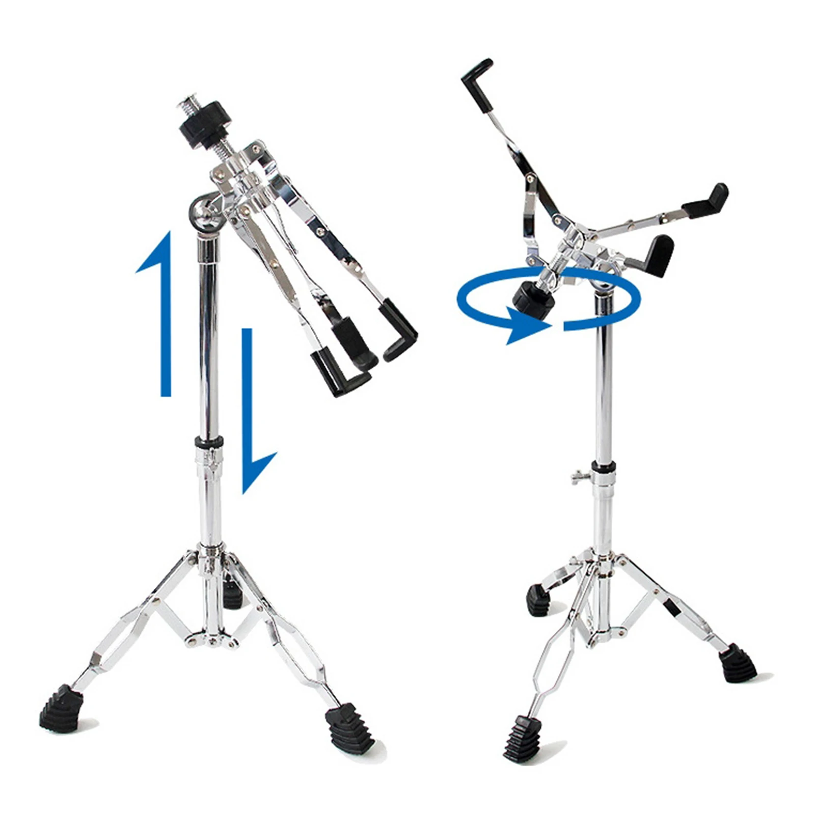 Portable Snare Drum Stand Height Adjust Instrument Holder Snare Drum Base Drum Bracket for 12\'\'~14\'\' Dia Drums Instrument