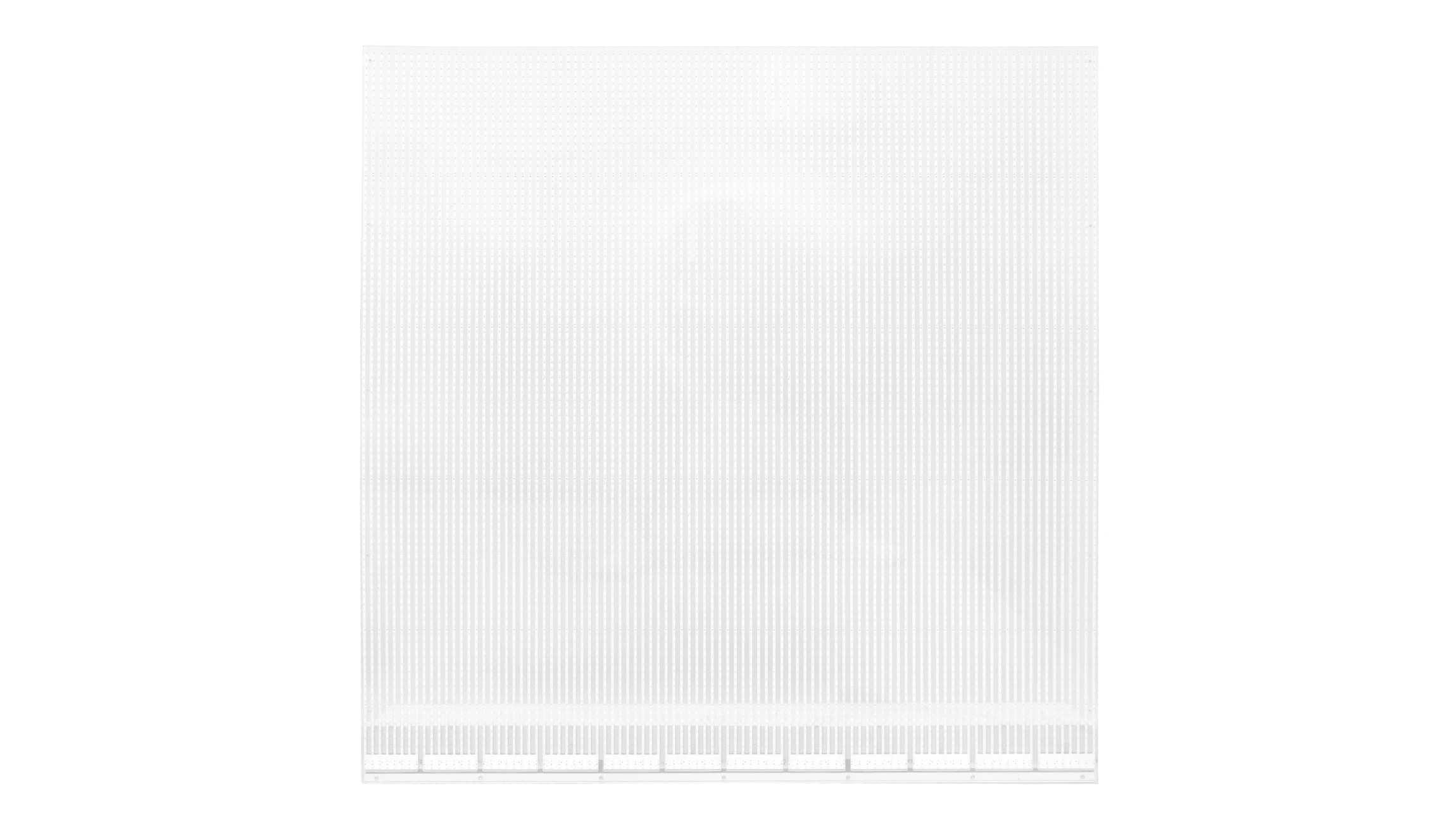 Flexible Transparent LED Display Screen Film Curtain for Indoor Advertising Use Different Shapes Glass Surface Mount LED