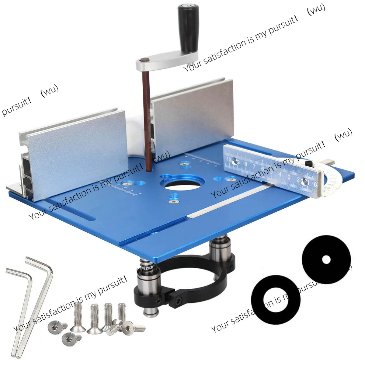 C8 woodworking engraving machine flip-chip board, bakelite milling countertop, aluminum alloy panel, backer, push ruler,