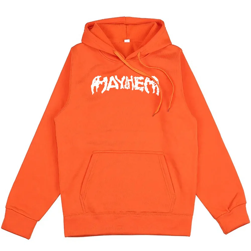 Pakaian Jalanan Hip Hop Lady Gaga Mayhem Hoodie Cetak Album Bulu Kasual Pria Wanita Kaus Penyanyi Grafis Sudaderas Uniseks