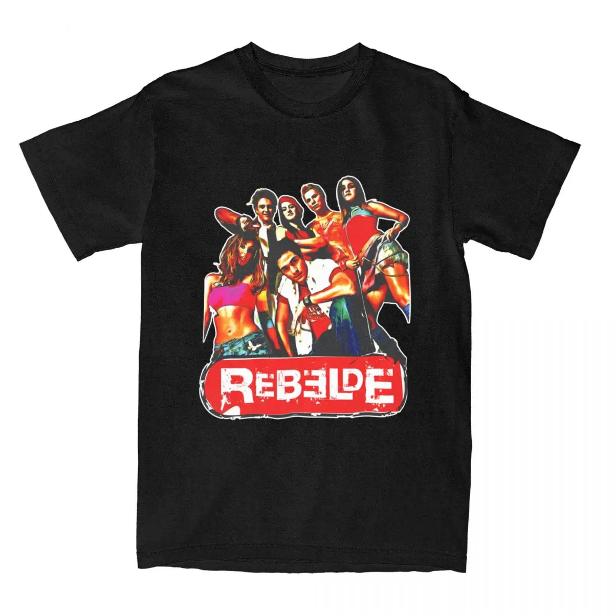 Rebels Dedes T Shirt Men Pure Cotton Funny T-Shirts Crew Neck Rebelde Mia Rbd Tees Short Sleeve Tops Original