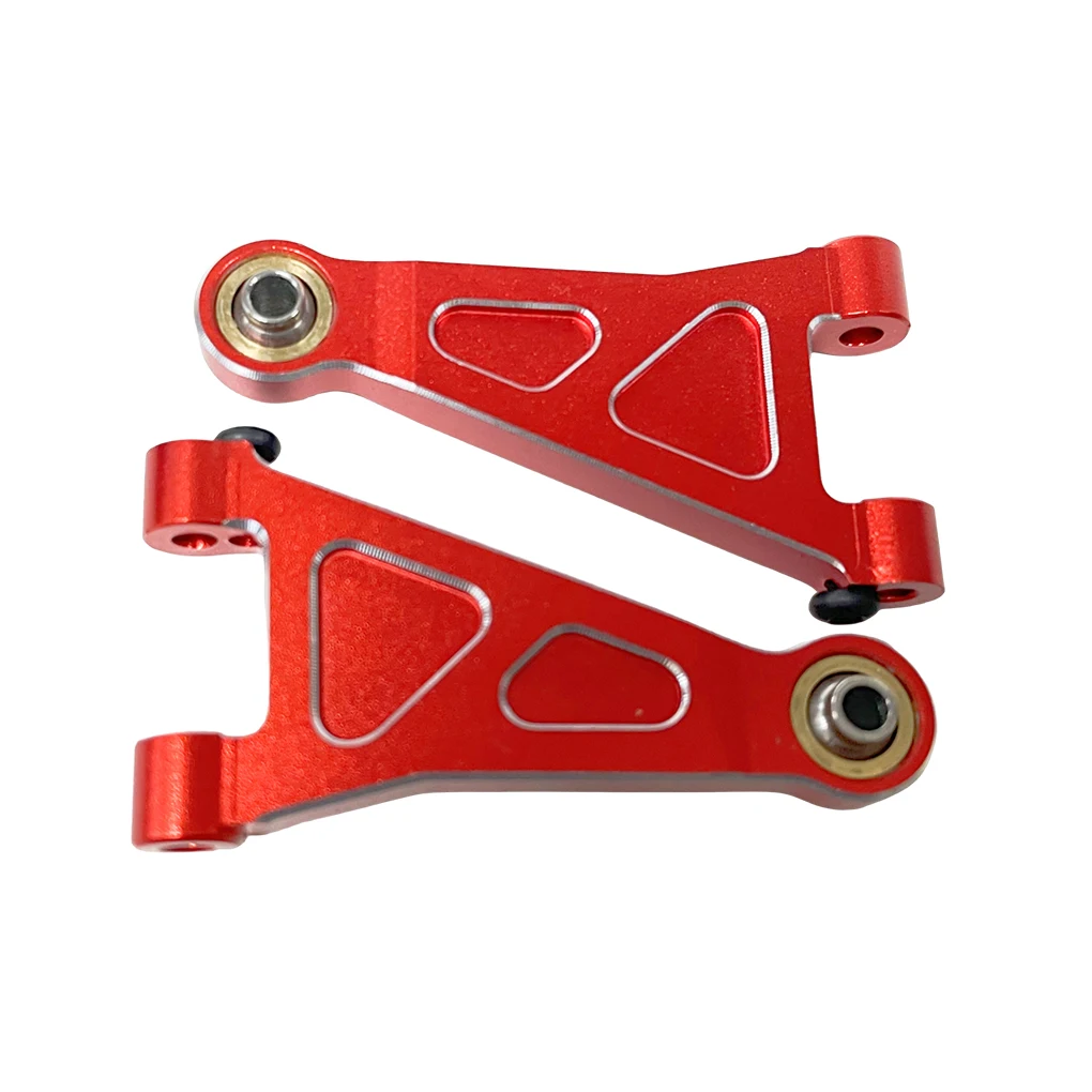 RCGOFOLLOW Aluminum Rc Upper 1/14 Rc Front 14210 14209 Alloy Enhanced Front Suspension Arm Rc Front Arm Red