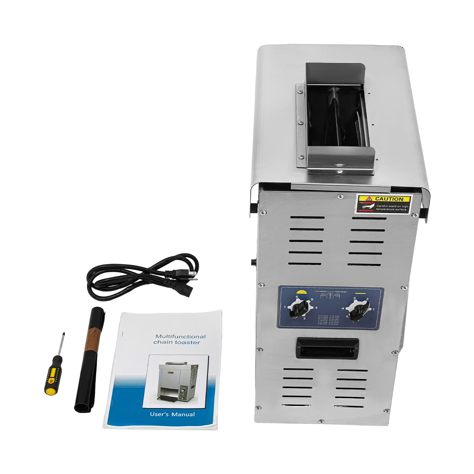 Commercial Burger Buns Toaster Electric Vertical Burger Bread Baking Machine Commercial Bread Baking Machine for Home Bakery