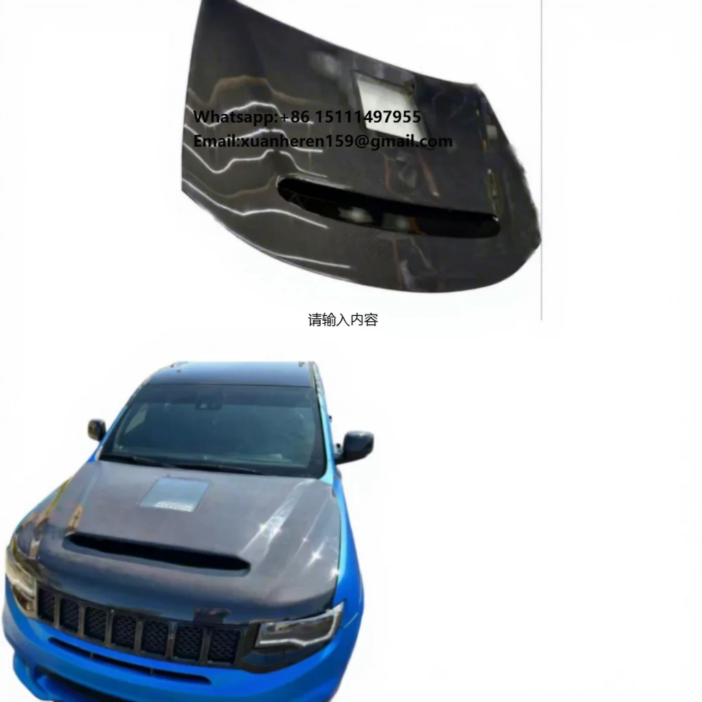Carbon Fiber Hood Body Kit for the Grand Cherokee Retrofit Srt High Quality Carbon Fiber Transparent Hood