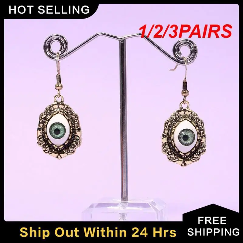 1/2/3PAIRS Punk Vintage Earrings Great Gift Multifunction Gothic Dangling Drop Earrings Vintage Earrings Party Jewelry