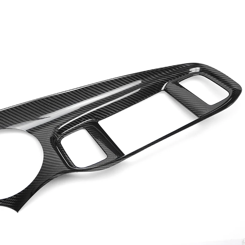 

2Pcs Carbon Fiber Car Interior Accessories Center Dashboard Kit For Dodge Charger 2015-2023 Trims Dashboard Kits
