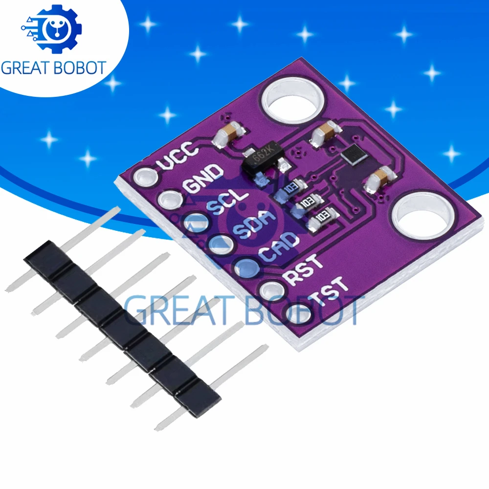 AK09911C 3-Axis Geomagnetic Hall Sensor Module - Digital Compass & Magnetometer