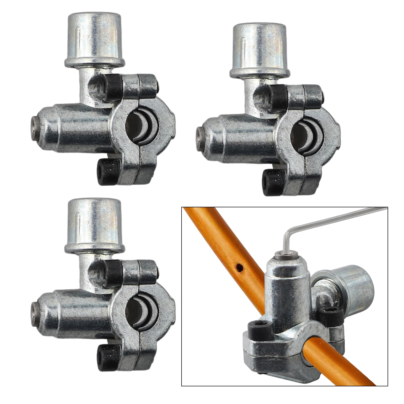 3 Pack for service Valves for Refrigerator with Piercing Line Easy Installation and Long Lasting Metal Construction