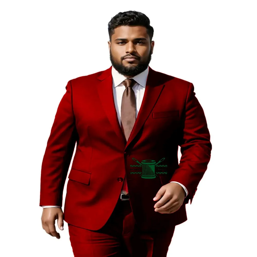 Custom made ‌‌Plus-size suits Man Suits for Dinner Suit Wedding Suit Groom Tuxedos Suits for bigger men