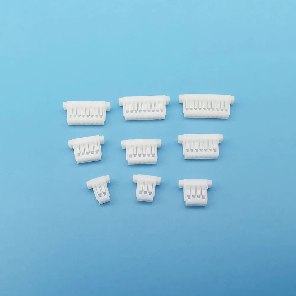 50Pcs JST SH1.0 Stecker 2P 3P 4P 5P 6P 7P 8P 9P 10Pin SMT SMD Vertikale/Horizontale Typ Buchse Gehäuse SH 1,0mm – Detail 6