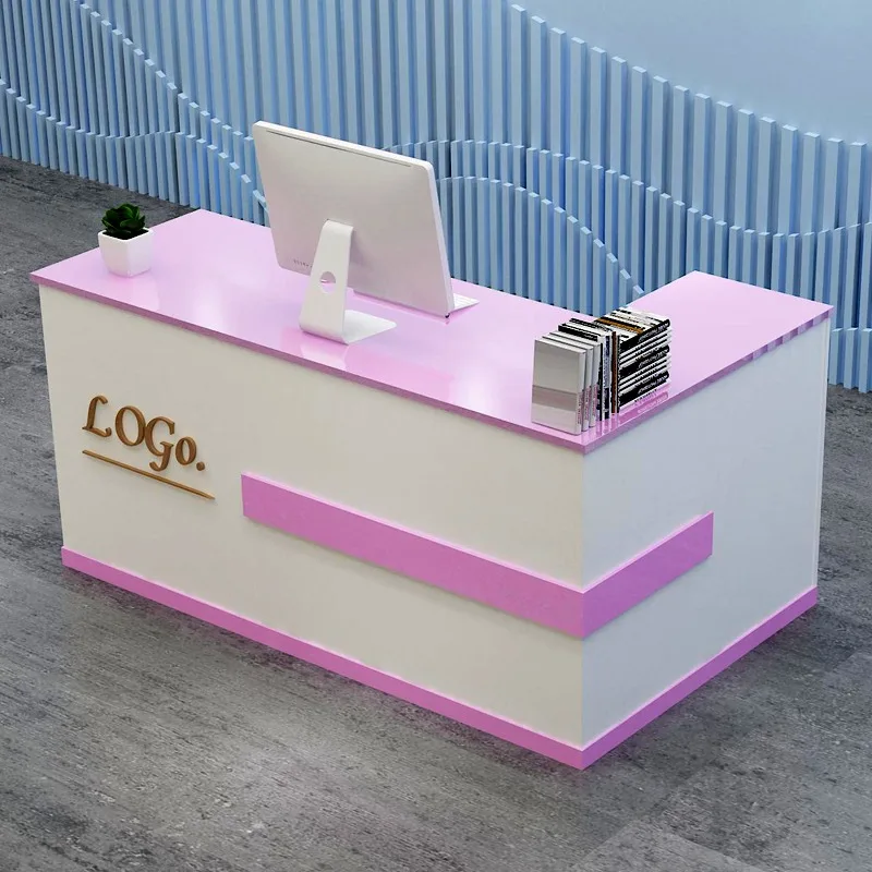 

Decorations Luxury Reception Desks Modern Reception Desk Counter Beauty Office Salon Escritorio De Recepcion Salon Furniture