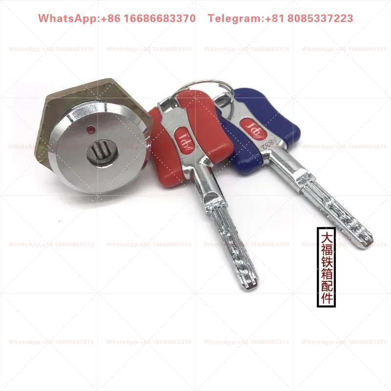 10 pcs Safe Lock Cylinder Lock Head Universal Old Style Single Slot Mechanical Lock All Steel Cabinet Accessory