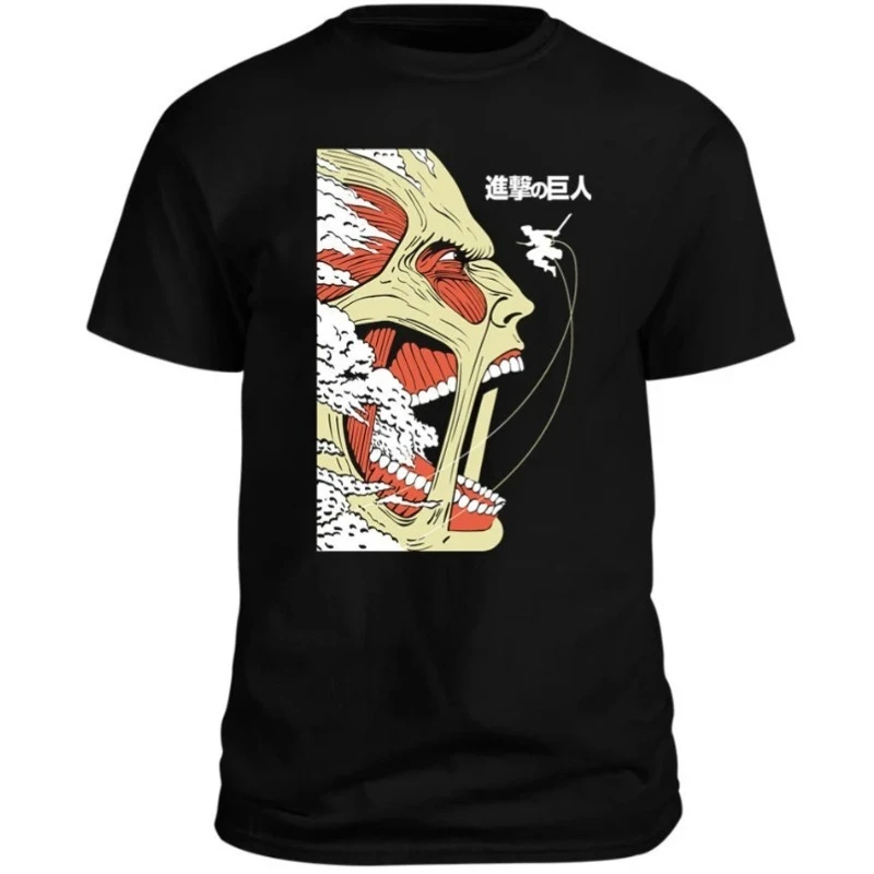 

Attack on Titan T Shirt Men's Short Sleeve Summer Cotton Women Tees Streetwear Casual Hip Hop Harajuku Breathable High Quality