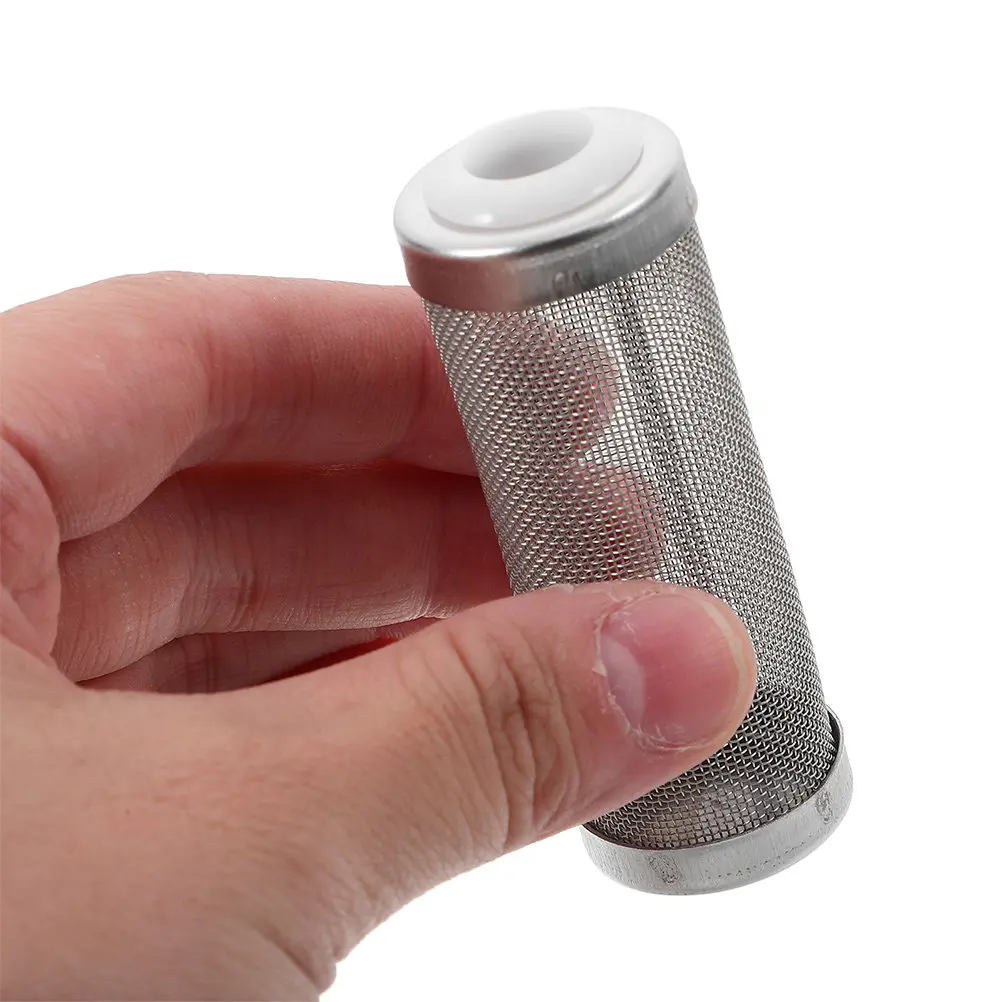 Aquarium Intake Strainer Stainless Steel Mesh Cover 16Mm Tube Fish Tank Inlet Strainer Guard Shrimp Fish Protector