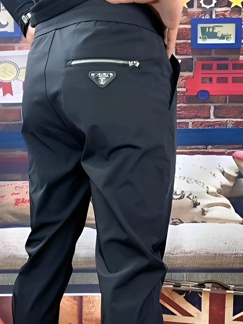 

Мужские повседневные брюки Slim Fit: удобные, модные, в корейском стиле, прямые, на молнии, со средней посадкой, летние, осенние, трендовые, длинные