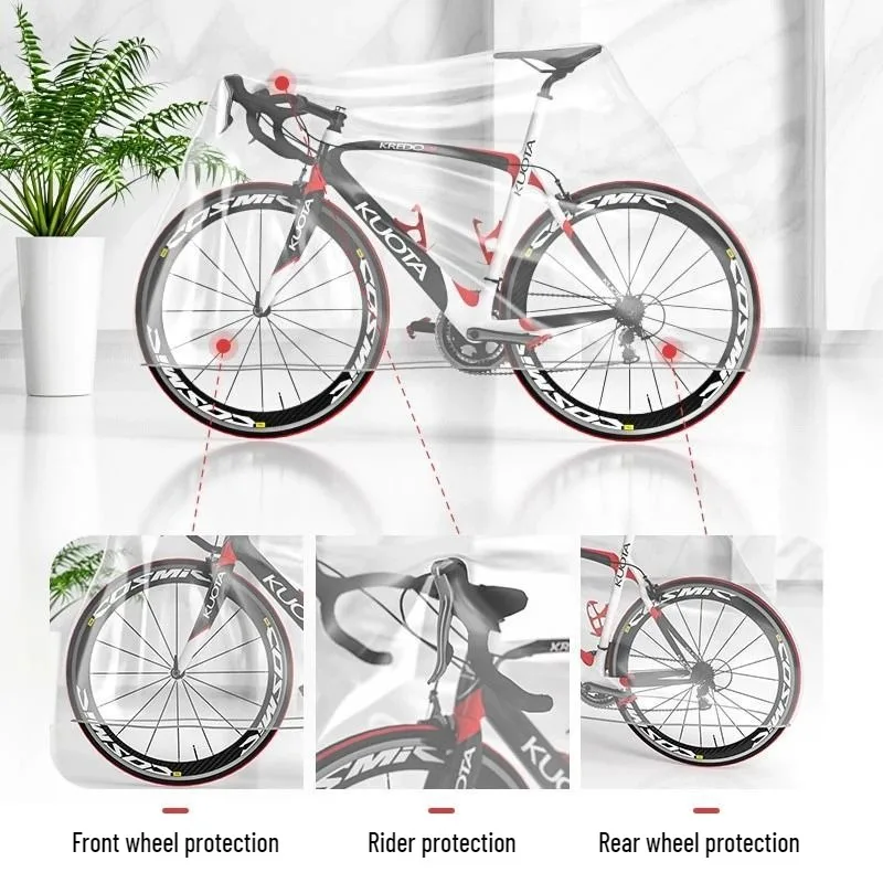 Bicycle Rain Cover Universal Thickened Disposable Dustproof and Rainproof Bicycle Mountain Bike Clothing Rain Protection Cycling