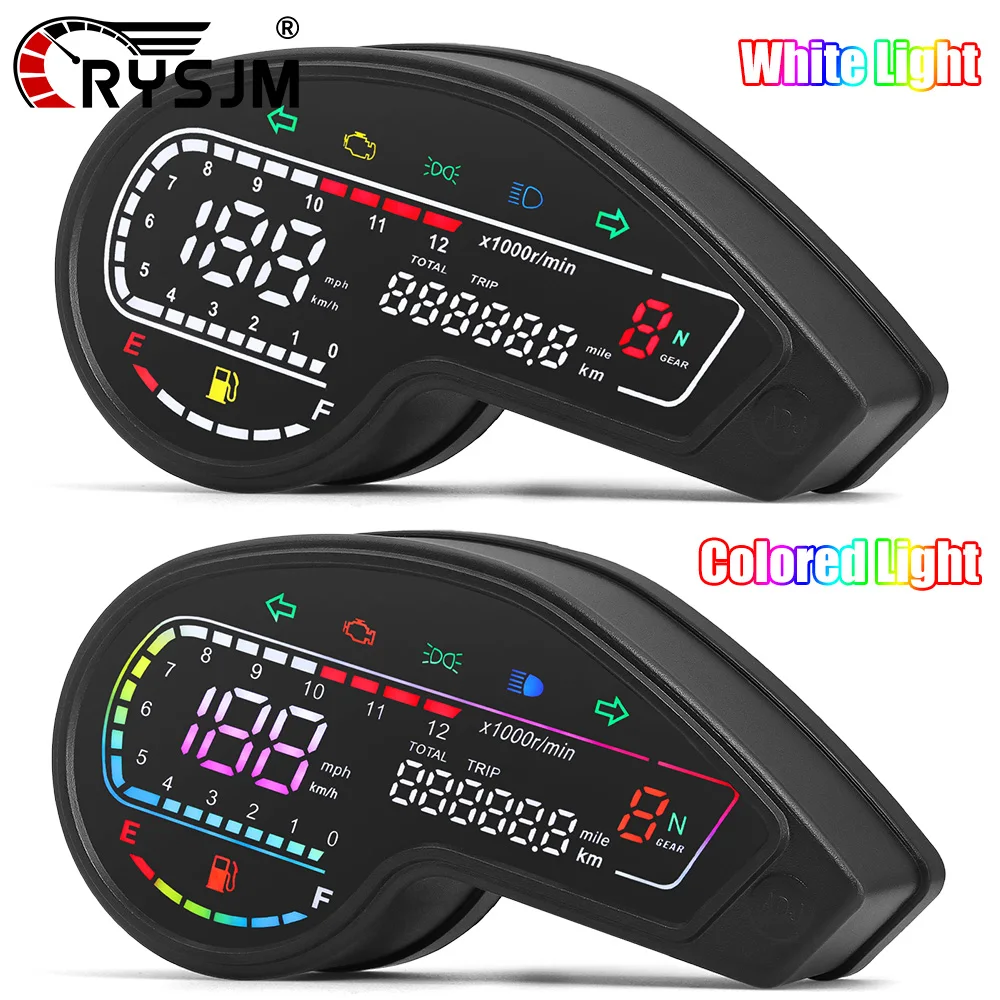 

Motorcycle Speedometer LED Digital Odometer Dashboard RPM Tachometer Oil Level Gauge For Honda NXR150 NXR125 Bros 2003-2014 CRV