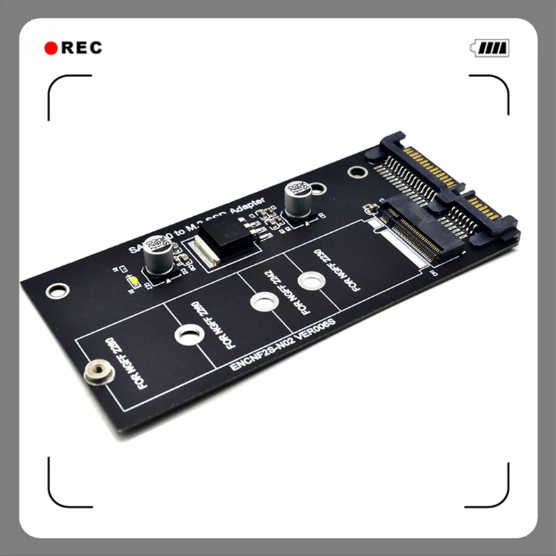 M2 NGFF SSD To SATA 3.0 2.5&Rdquo, M.2 SSD Adapter Converter Riser Card For PC Laptop Add On Card Up To 6Gps