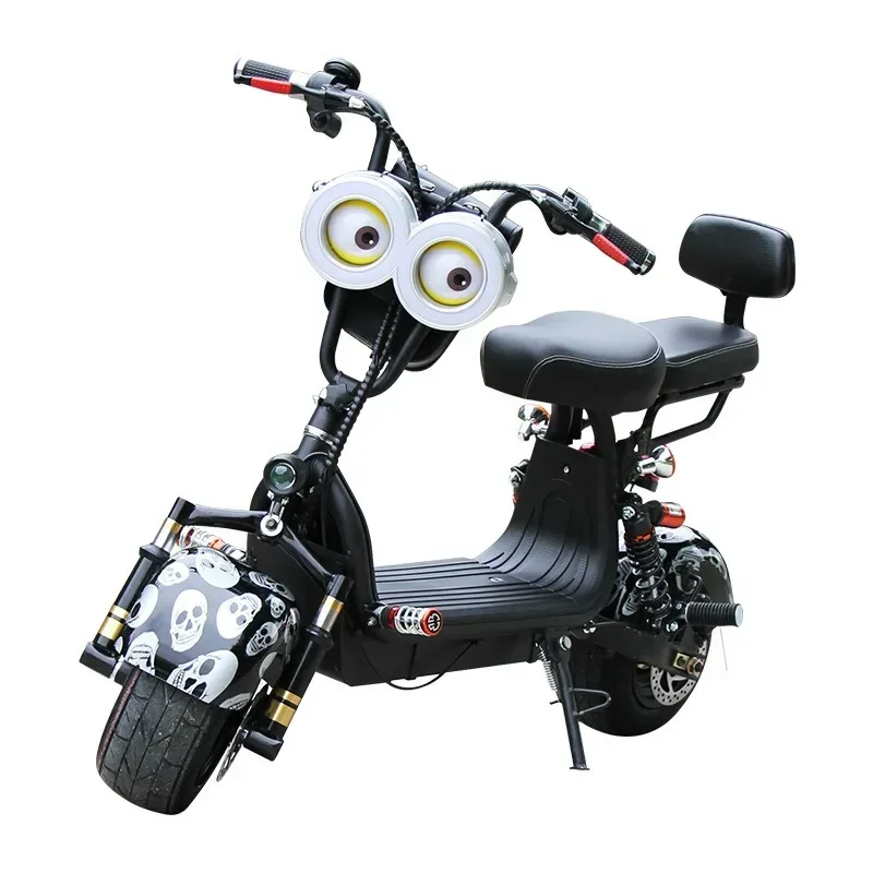 Children's electric tricycle 800W48V20AH lithium battery folding electric scooter youth Harley wide tire electric motorcycle