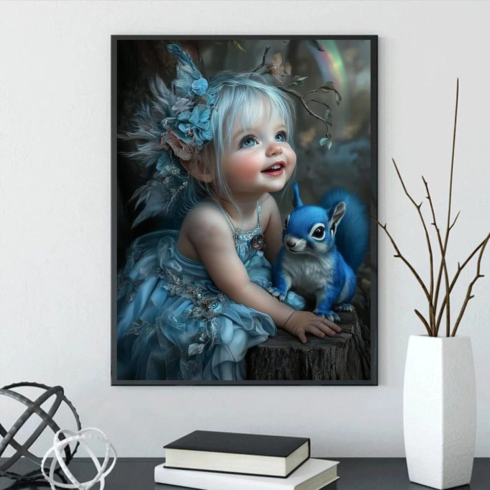 Forest Elf DIY 5D Diamond Painting 2024 New Diamond Embroidery Cross Stitch Full Mosaic Cartoon Girl Home Decor