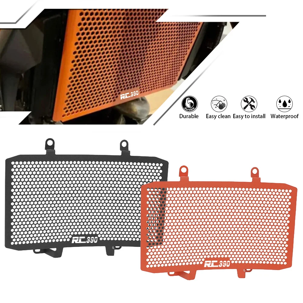 Couverture de protection de calandre de moto, accessoires de protection, filet précieux d'eau, RC390, 390, 2022, 2023, 2024, 2025