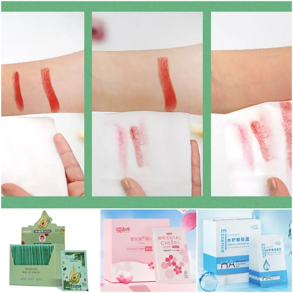 30/32PCS Soft Makeup Removal Wipes Cotton Microfiber Facial Cleansing Wet Wipes Tool Makeup Accessories Disposable Cotton Wipes