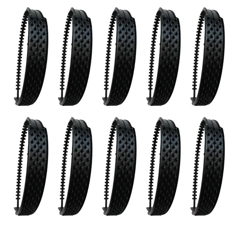 Vehicle Tire Grip Straps Simple To Install Car Tire Anti Slip Bands Designed 10pcs for Facing Rainy Or snow Weather