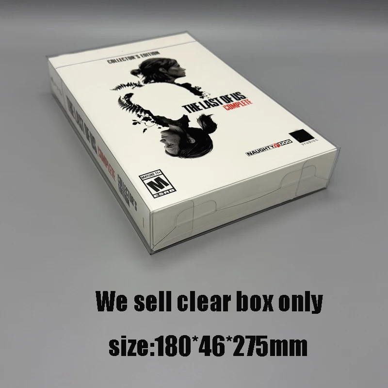 For PS5 The Last of Us Complete Edition Transparent Collector's Display Protective Case Showcase Box‌ view 2