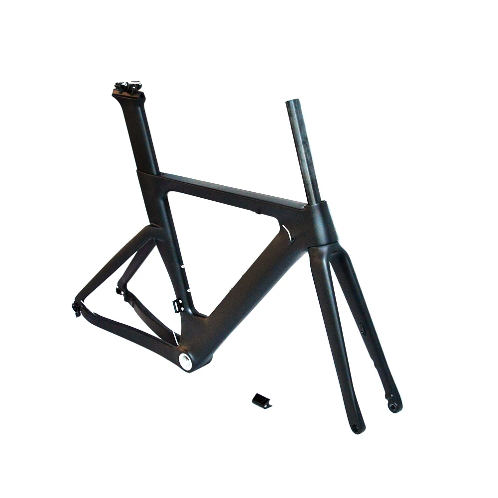 700C Road Bike Frame Carbon Frame Bicycle Component with T800 Carbon Fiber Fork and Seatpost Disc Brake