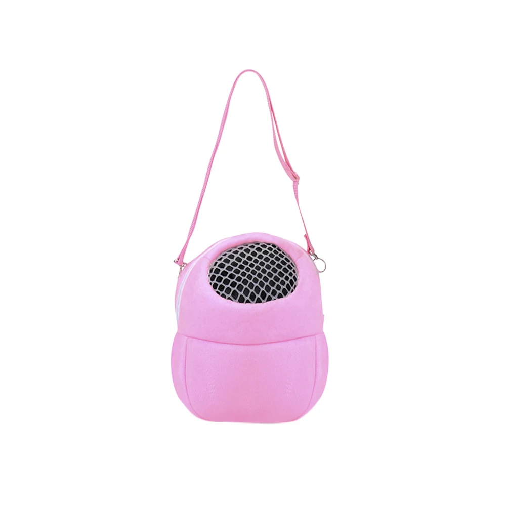 

1Pcs Small Pet Outdoor Carrier Bag Lightweight Breathable Mesh Adjustable Crossbody Strap Portable Hamster Pouch for Outdoor Use