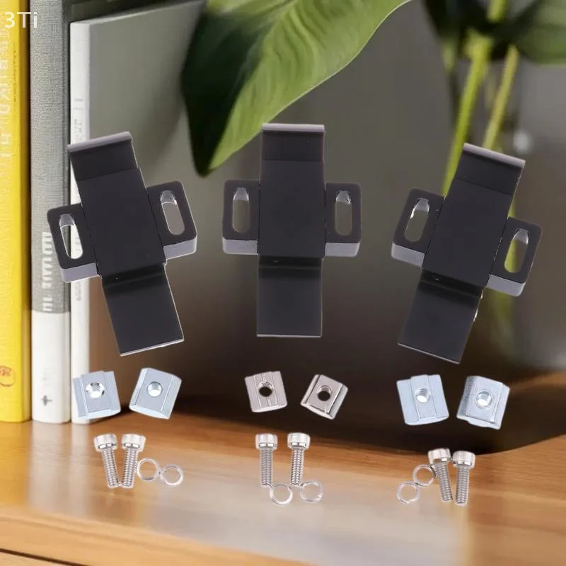 Превосходная безопасность дверей с черным замком из алюминиевого сплава для стандартного алюминиевого профиля 3030 4040 4545