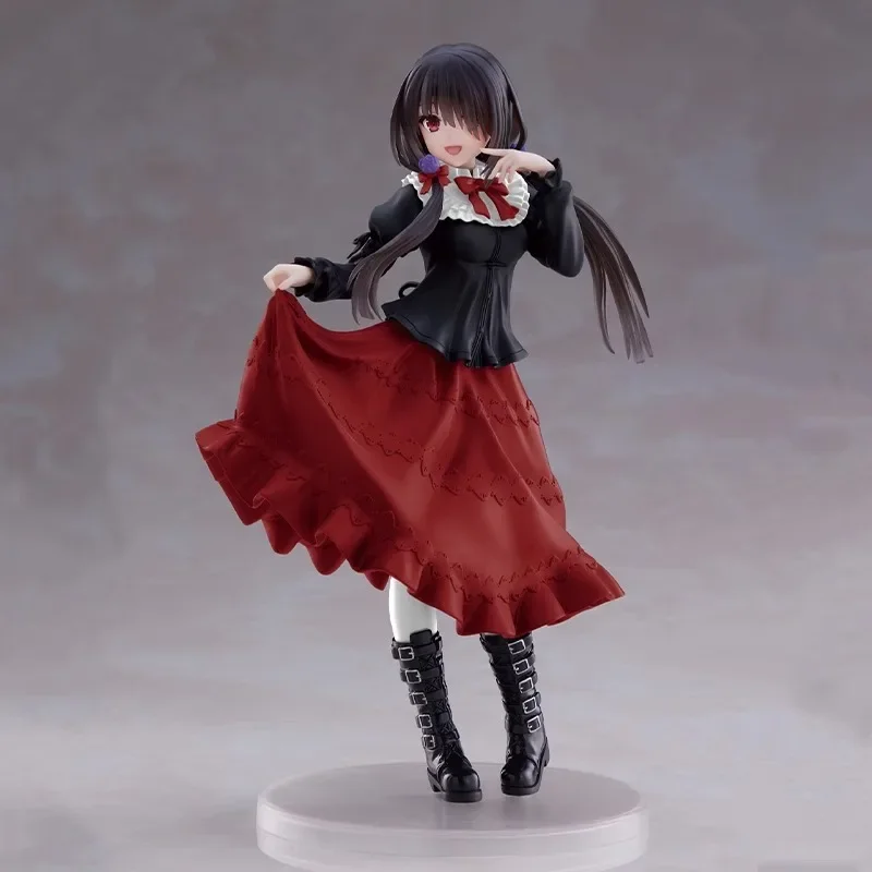 DATE A LIVE TAiTO 2024 Tokisaki Kurumi Nightmare plain clothes Original genuine PVC Anime Model Toys Figure Collection Doll Gift