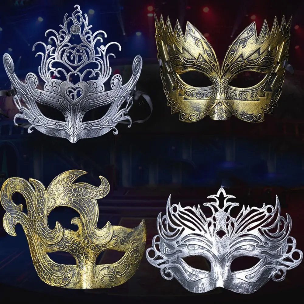 Accesorios de disfraz de Carnaval de Dios de la Grecia antigua, accesorios para fotos, máscaras de Halloween, máscara de media cara, suministros para fiesta de graduación, accesorios de Cosplay para fiesta