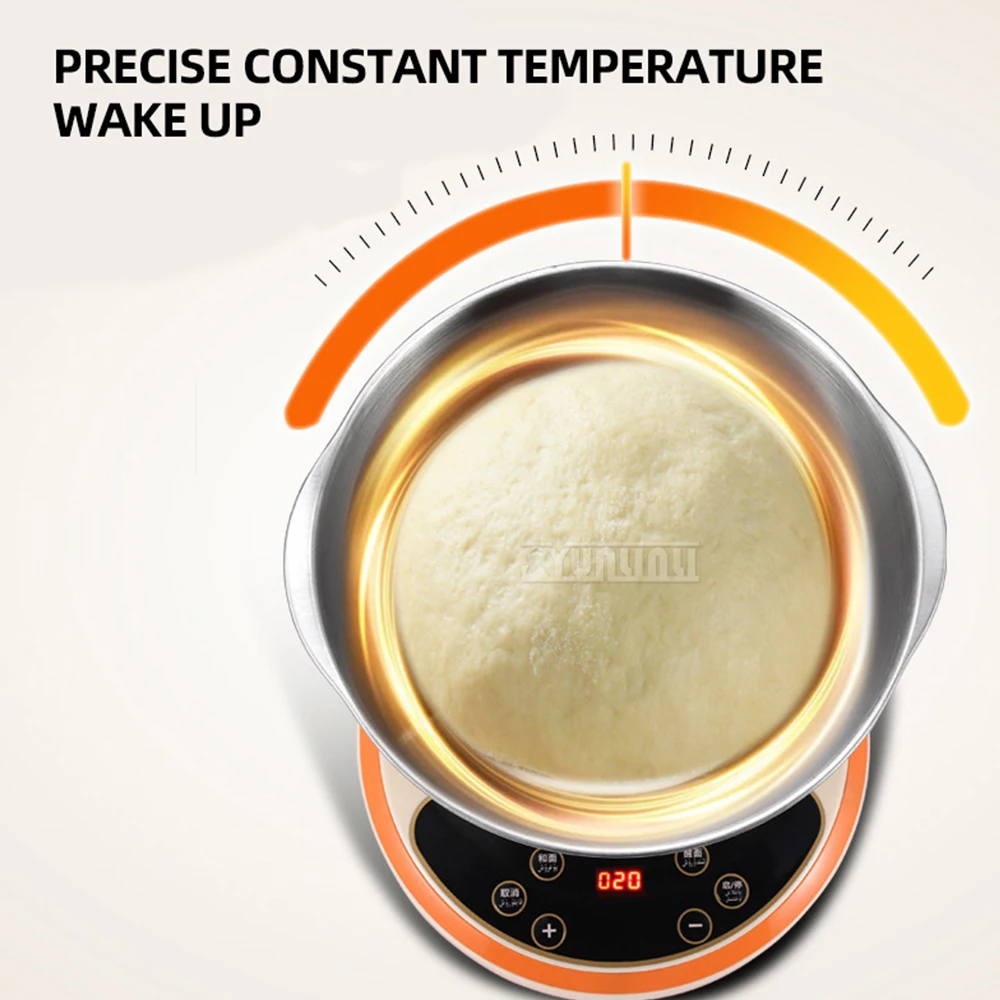 Stainless Steel Food Mixer Intelligent Electric Dough Mixer  Automatic Flour Fermenting Misturador De Massa De Pão