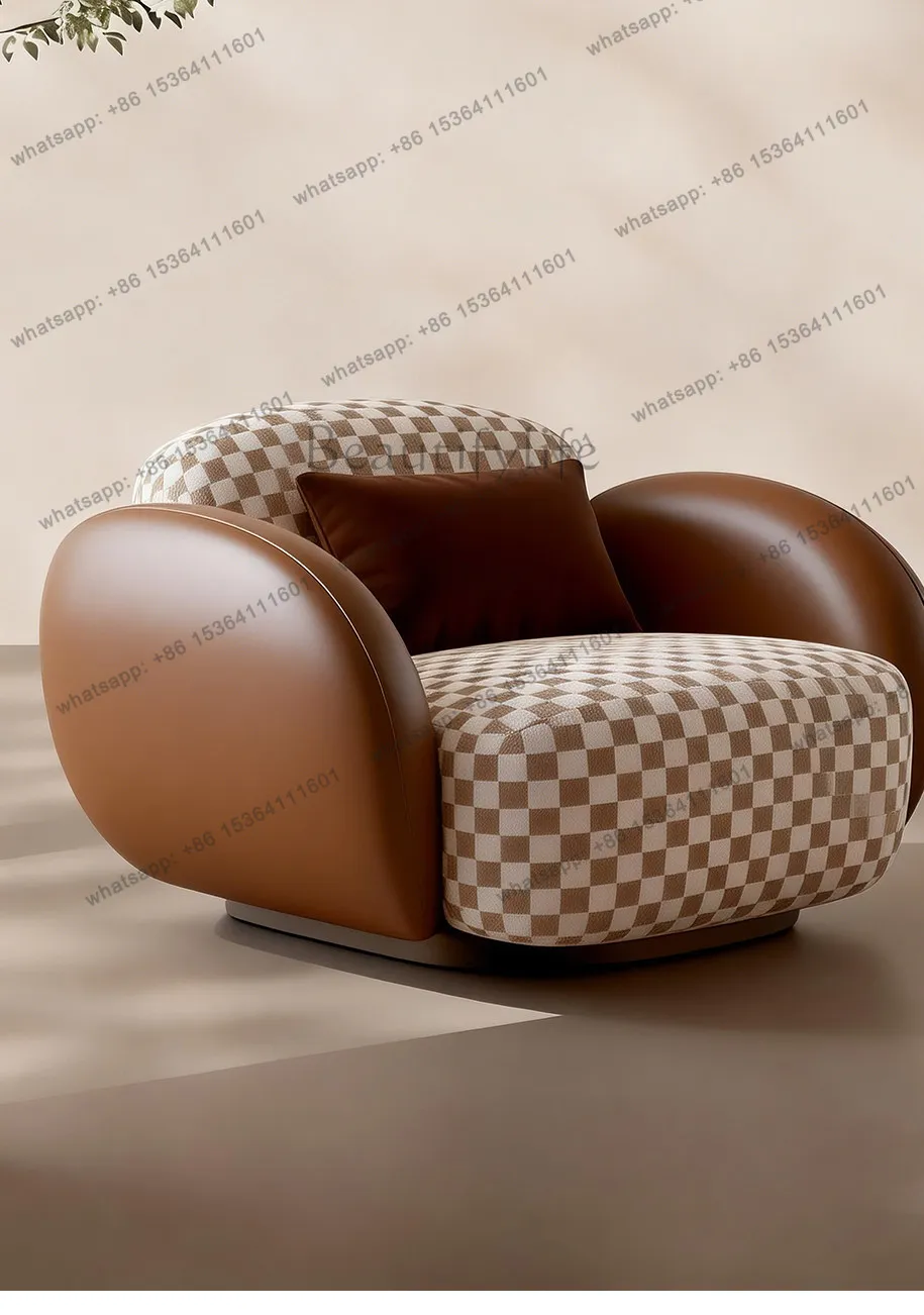 

yj9 Italian creative small apartment leisure chair lazy single chair household
