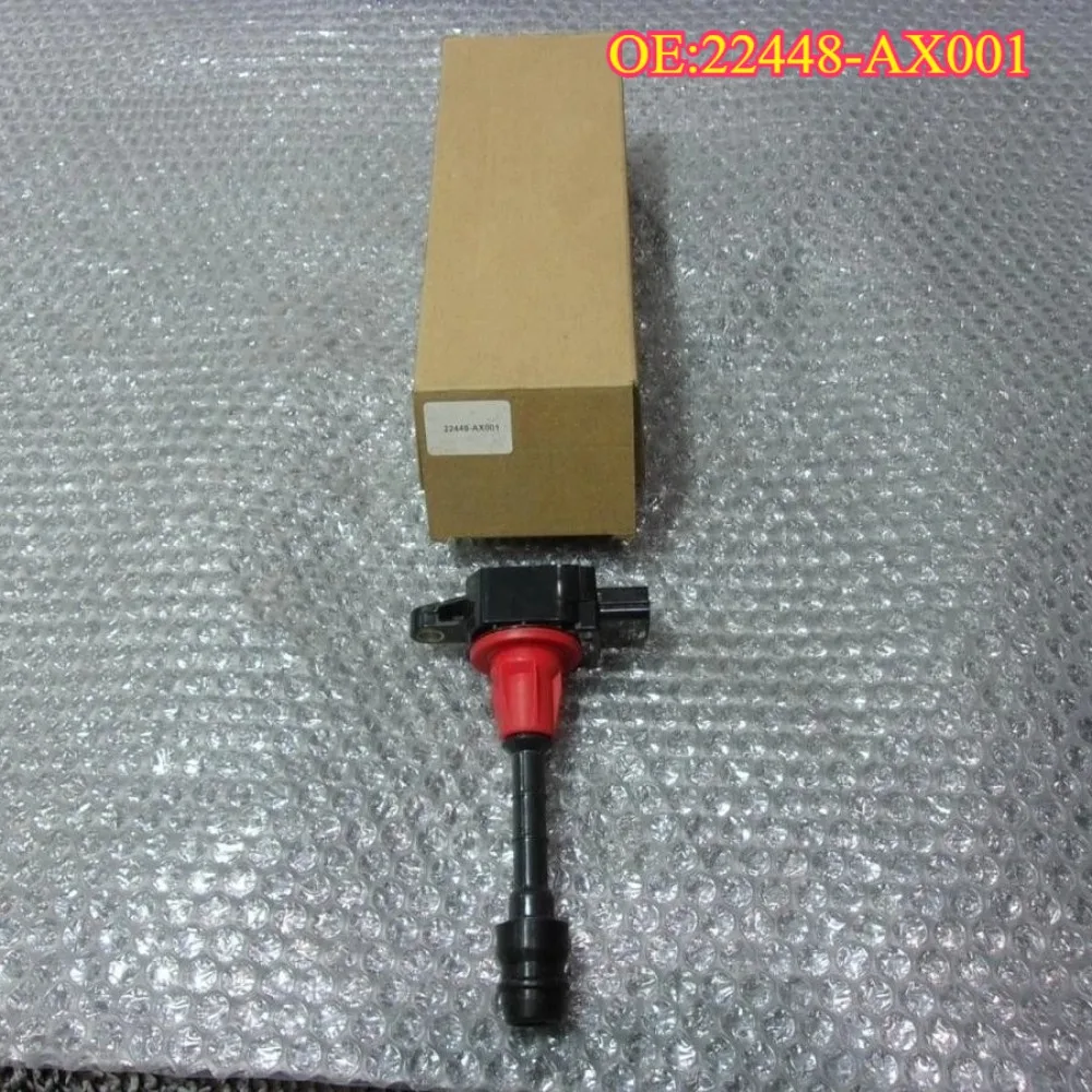 High quality New For 22448-AX001 4PCS Ignition Coil 22448AX001 22448-AX000 For Nissan March Micra K12 Note E11 1.4