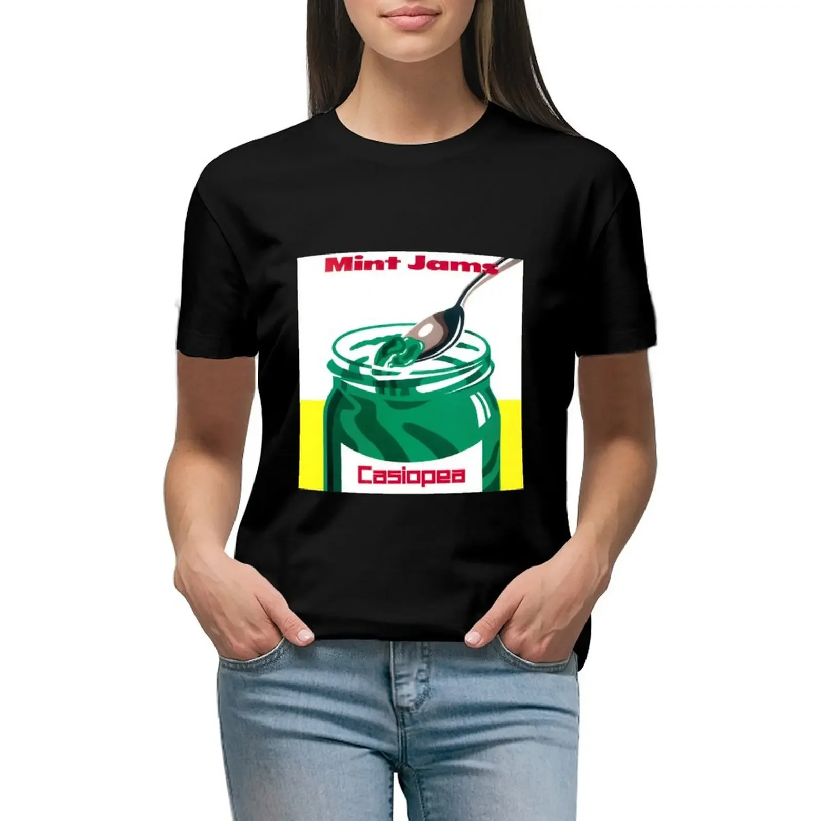 

CASIOPEA - MINT JAMS (1982) T-Shirt aesthetic clothes funnys anime blacks t-shirt dress for Women long