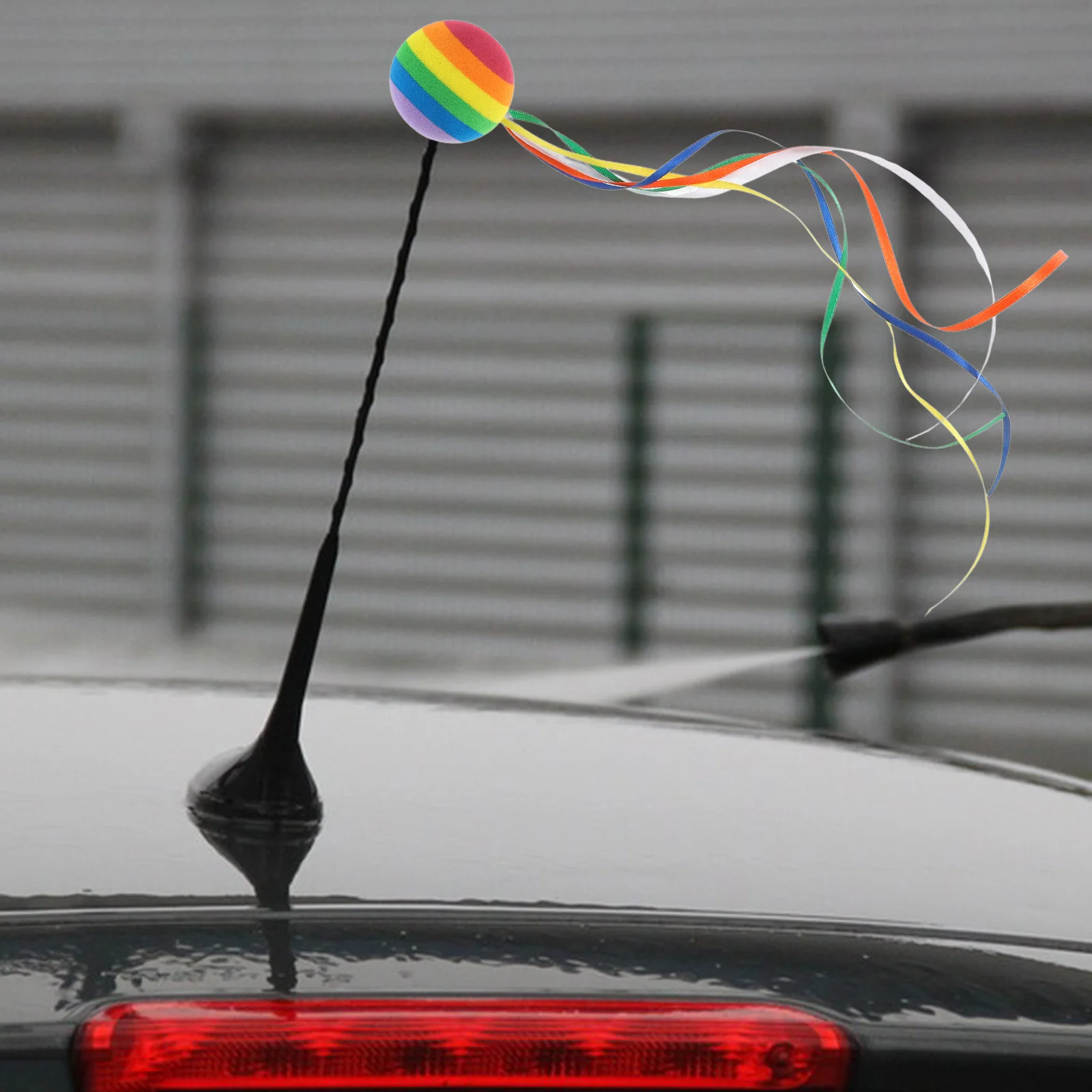 

2Pcs Car Antenna Decoration Ball Vehicle Exterior Accessory Durable Elegant Easy Installation Car Antenna Topper