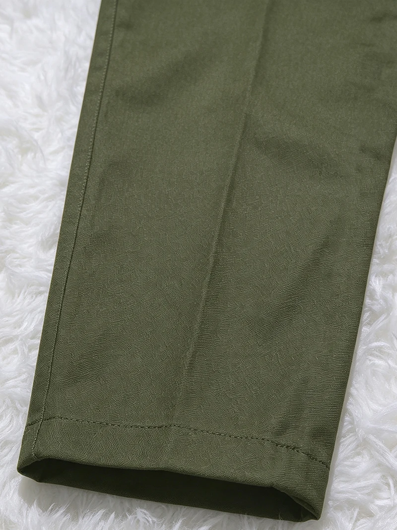 Herren Cargo-Hosen mit elastischem Bund, Kordelzug, mehreren Taschen, normaler Passform, geradem Bein, lässige Frühlings- und Herbst-Outdoor-Streetwear-Hosen – Detail 12
