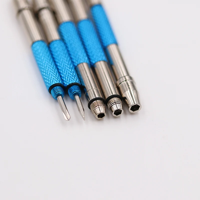 2Pcs Mini Glasses Screwdriver Keychain Set 5-in-1 Function Screwdriver Eyeglass Repair Kit for Glasses 안경 다리 tools set