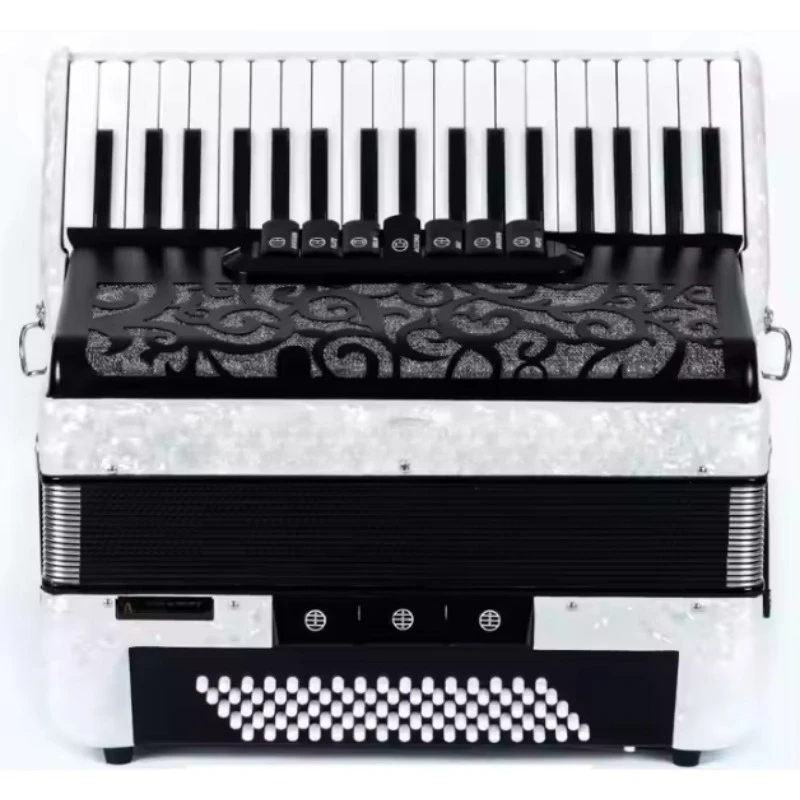 

Professional Performance Test Grade 96BS Chromatic Keyboard Accordion for Adults and Children Wood Button Accordion