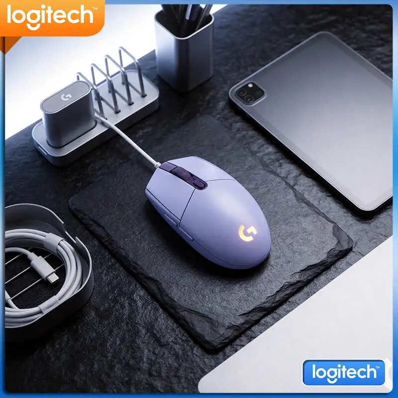 

Logitech G203 Wired Gaming Mouse RGB Backlight 8000 DPI 6 Buttons 1ms Response 85g Lightweight PC Laptop Reliable