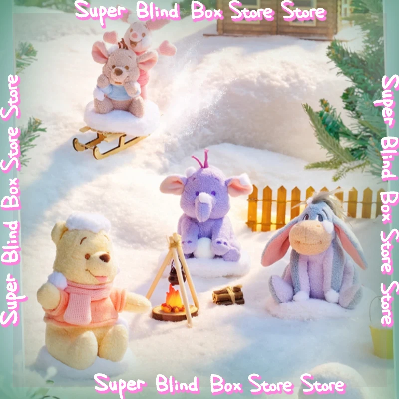

Подлинная Зимняя милая серия Disney, кукла, слепая коробка, загадочная коробка, фигурка, украшение для рабочего стола, игрушка-сюрприз, милый подарок на день рождения