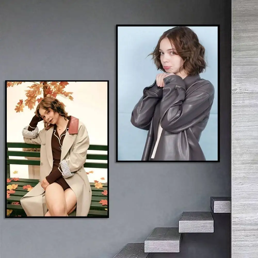 WED E-Emma Wolf Myers  Poster Self-adhesive Art Waterproof Paper Sticker Coffee House Bar Room Wall Decor - view 2