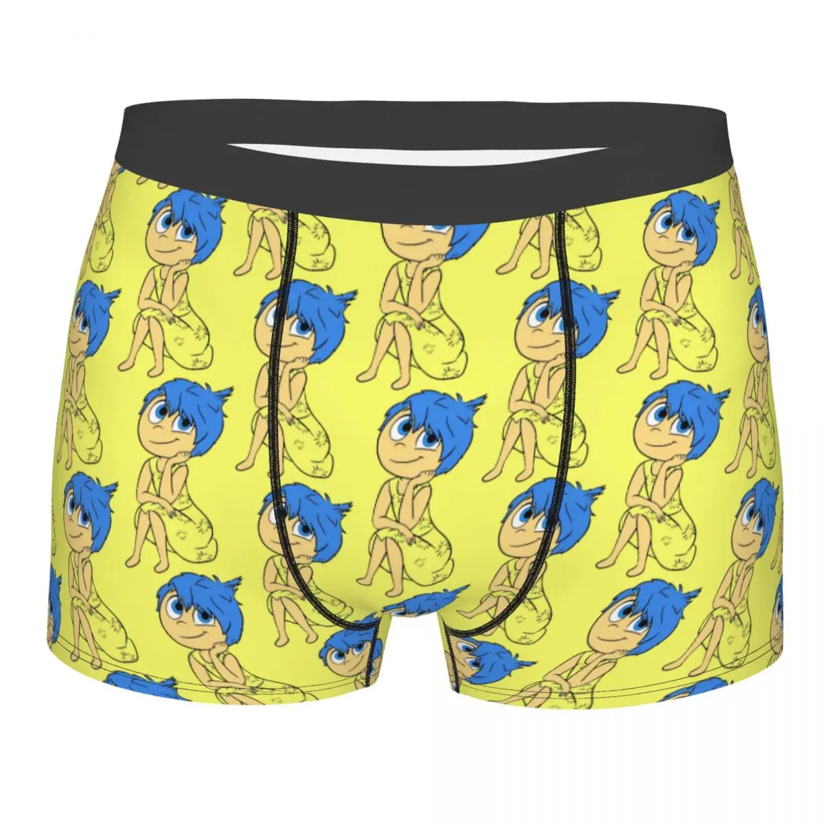 

Мужские трусы-боксеры Custom Inside Out Joy с 3D-принтом, эластичные трусы-брифы