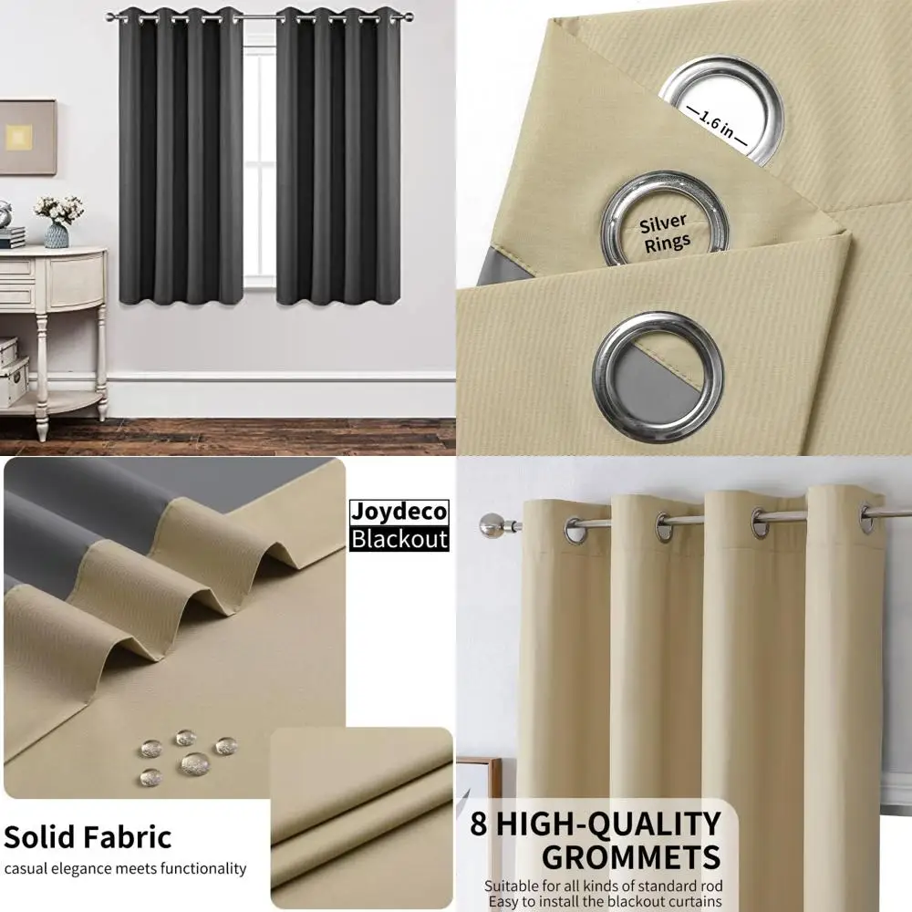 Tende oscuranti per ambienti con isolamento termico lungo 63 pollici, set di 2 pannelli, tende bordeaux con occhiello per finestre di grandi dimensioni