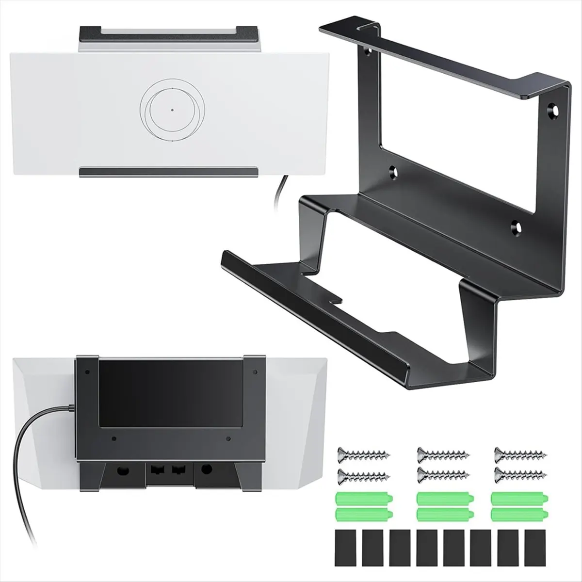 A85P For Starlink Gen 3 Router Mount,Mesh Router Gen3 & Power Supply 2-In-1 Metal Wall Mount Kit,for Starlink Mounting Kit