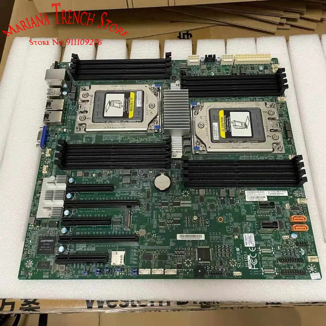 H11DSi for Supermicro Industrial Package A+ Motherboard Dual AMD EPYC 7001/7002 Series Processors ECC DDR4