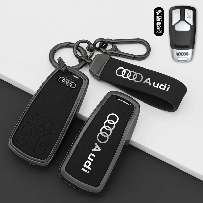 

Car Key Case Fob Cover Smart Remote Control Protector Shell Styling For Audi A4 B9 A5 A6 8S 8W Q5 Q7 4M S4 S5 S7 TT TTS TFSI RS